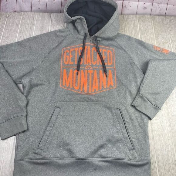 Sport-Tek Get Stacked Montana Pullover Hoodie Long Sleeve Sweatshirt Med. - Picture 1 of 11